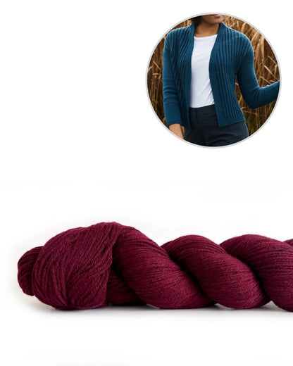 Azara Cardigan | klassisch und schön aus Cheeky Merino Joy