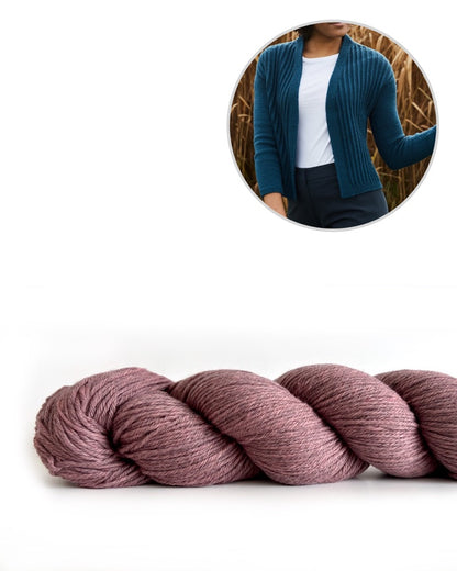 Azara Cardigan | klassisch und schön aus Cheeky Merino Joy
