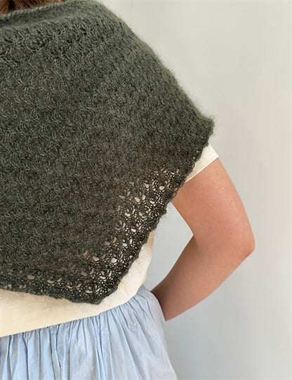Bellis Scarf | Motif floral délicat en fil Alpaca Folgetrad et Tynn Silk Mohair de Sandnes Garn
