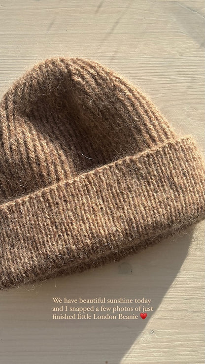 Londoni müts | lihtne müts Biches & Bûchesi Le Petit Lambswooli ja Le Petit Silk & Mohair' lõngadest