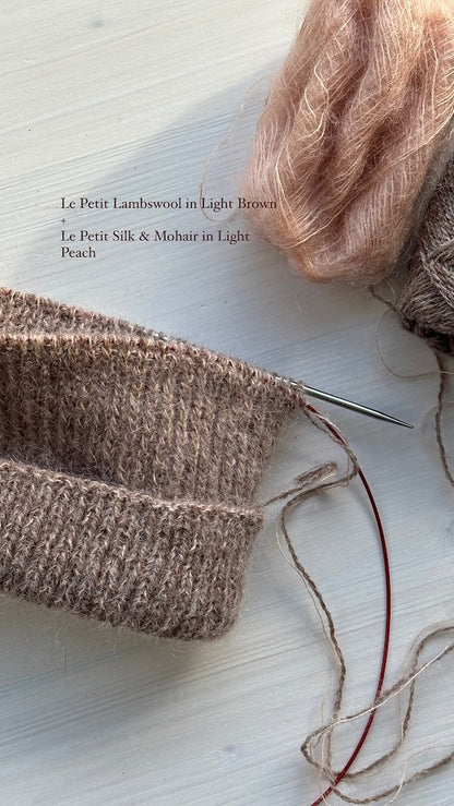 Londoni müts | lihtne müts Biches & Bûchesi Le Petit Lambswooli ja Le Petit Silk & Mohair' lõngadest