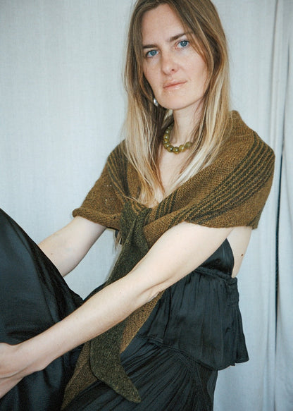 Tuch No. 76 | feine Streifen aus Le Petit Silk Mohair und Le Petit Lambswool
