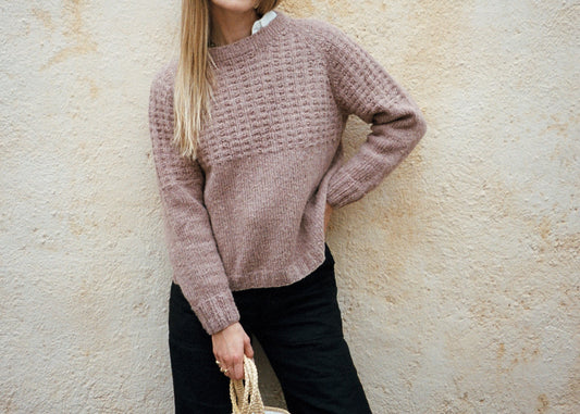 Sweater No. 79 | lässiges Strukturmuster aus Le Lambswool von Biches & Bûches