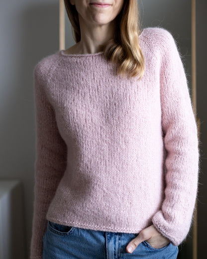 Slow Morning Sweater | lässiger Basic Pullover aus Halaus von Novita