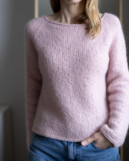 Slow Morning Sweater | lässiger Basic Pullover aus Halaus von Novita