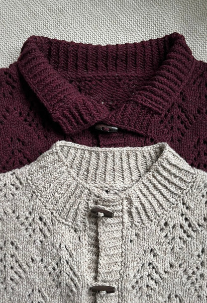Cosy Hey Ho Vest | Winter pattern made from Heavy Merino by Knitting for Olive