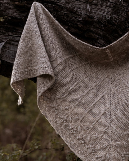 Moorland Shawl | oprindeligt smukt sjal af Plötulopi fra Lopi Island