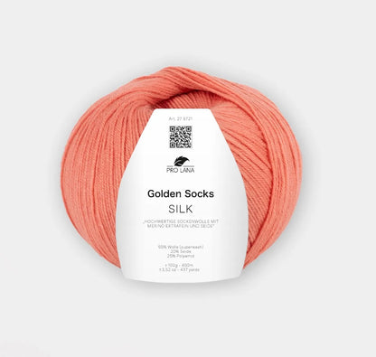 Golden Socks Silk | luxueux avec de la soie