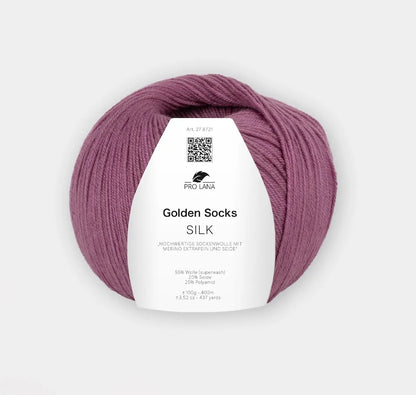 Golden Socks Silk | luxueux avec de la soie