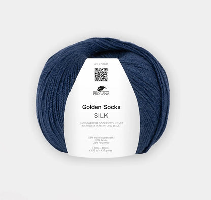 Golden Socks Silk | luxueux avec de la soie