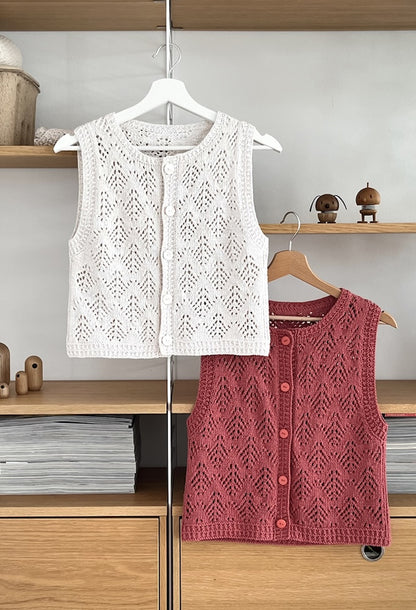 Hey Ho Vest | sommerliche Weste aus Line von Sandnes Garn