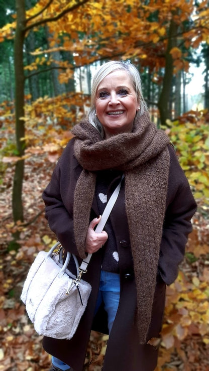 Pebble Shawl | large wrap - super warm from Plötulopi and Tynn Silk Mohair