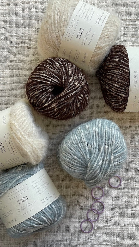 Le Coton & Alpaca | fantastically light dream yarn made from cotton and alpaca