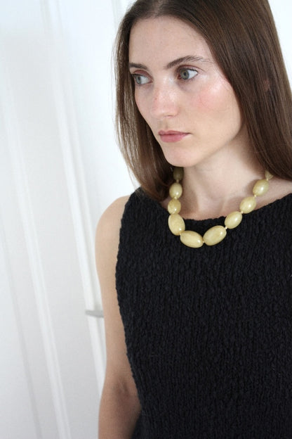 Sidewalk Dress | simple dress made from Cottonwaves by Gepard Garn