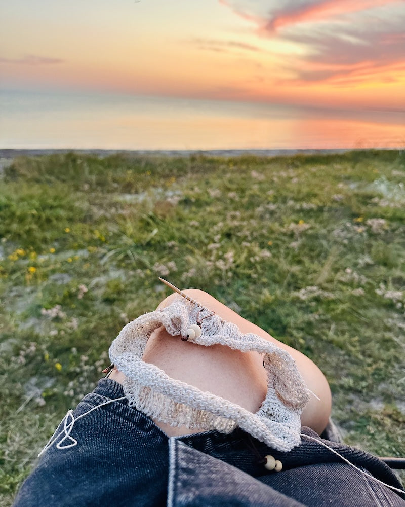 Rabea von gute-garne.de Sundown Cape mit Pure Silk von Knitting for Olive 8