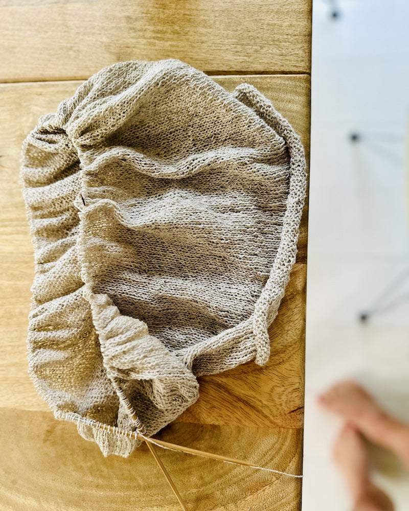 Rabea von gute-garne.de Sundown Cape mit Pure Silk von Knitting for Olive 7