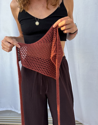 Bandana en maille | foulard d'été délicat en Pinta de Pascuali