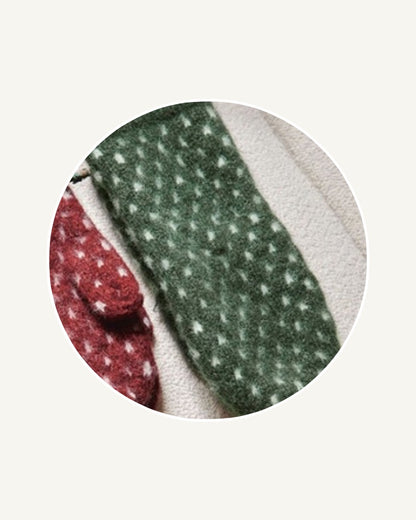 Joel Handschuhe - Tema 77 | De charmantes moufles en Fritidsgarn de Sandnes