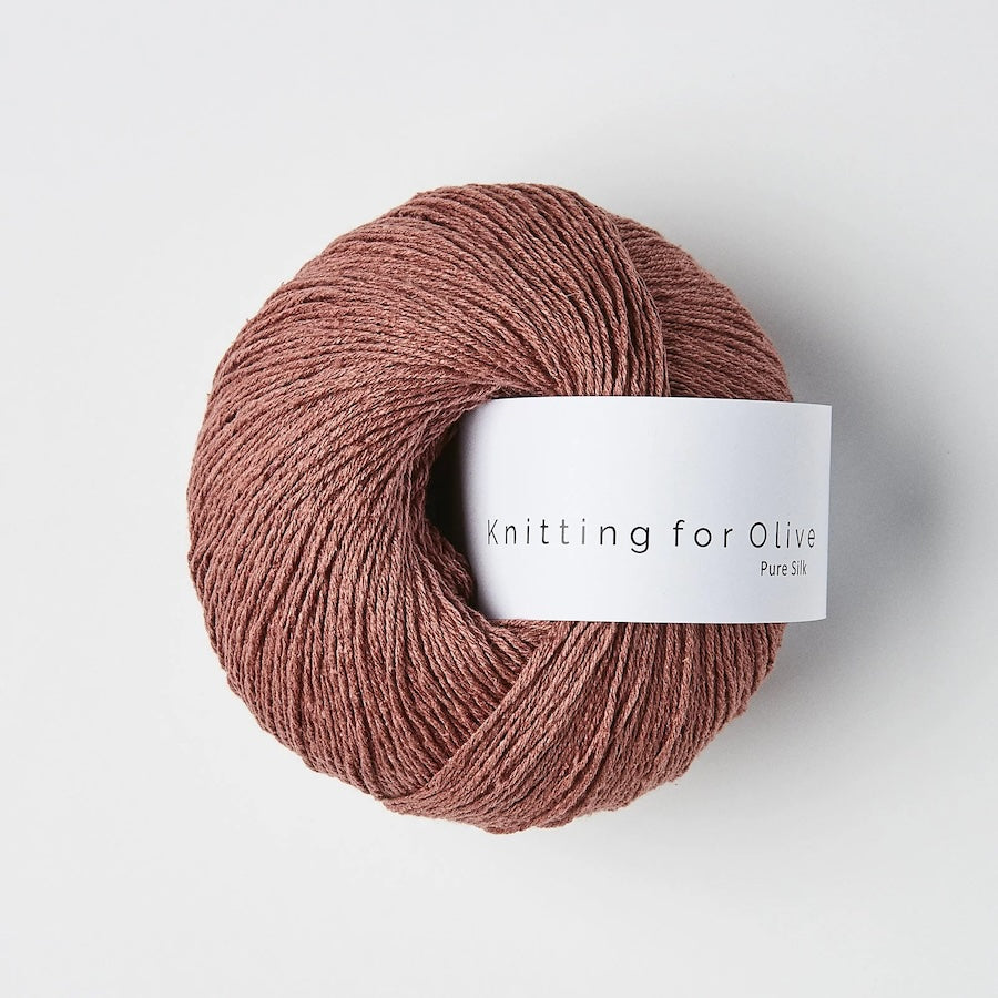 Knitting for Olive Pure Silk Farbe plum rose