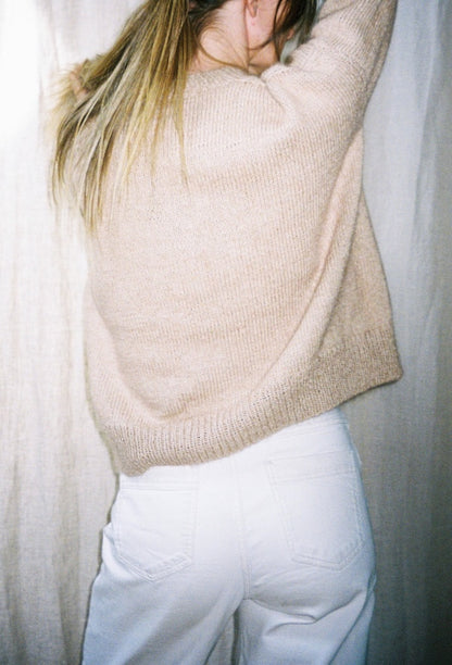 Marlo Cardigan | klassisch und mit seidigem Fall aus Le Petit Organic Cotton und Le Petit Silk & Mohair von Biches & Bûches