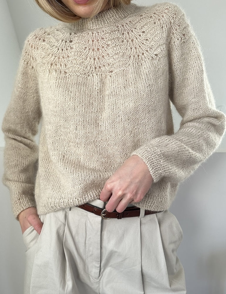 LeKnit Peacock Jumper mit Tynn Peer Gynt und Tynn Silk Mohair von Sandnes Garn 4