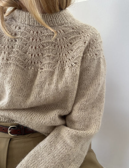 LeKnit Peacock Jumper mit Tynn Peer Gynt und Tynn Silk Mohair von Sandnes Garn 3