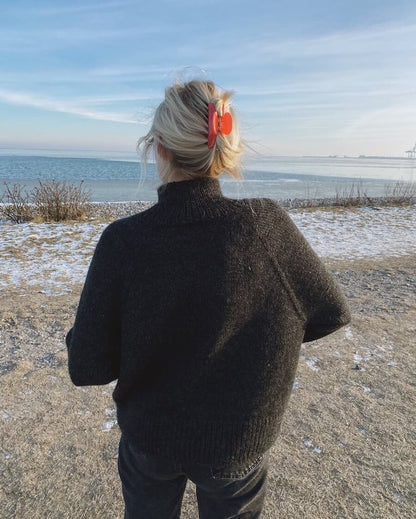 Louvre Sweater | lässiger Pullover mit Peer Gynt von Sandnes Garn