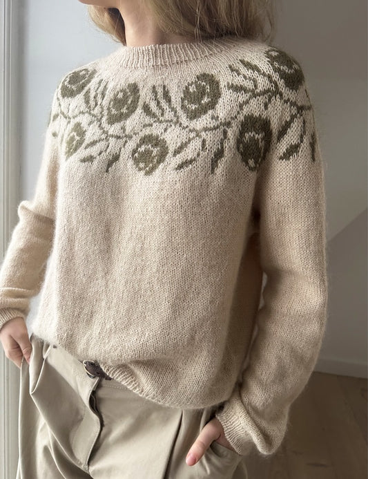 Rosie Yoke Blouse | iconic pattern from Sunday and Tynn Silk Mohair by Sandnes Garn