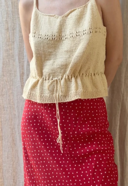 Seaside Summer Top | lässig gerafftes Top aus Le Petit Organic Cotton von Biches & Bûches