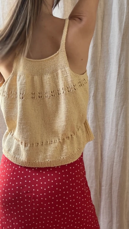 Seaside Summer Top | lässig gerafftes Top aus Le Petit Organic Cotton von Biches & Bûches