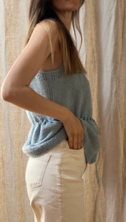 Seaside Summer Top | lässig gerafftes Top aus Le Petit Organic Cotton von Biches & Bûches