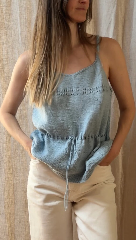 Seaside Summer Top | lässig gerafftes Top aus Le Petit Organic Cotton von Biches & Bûches