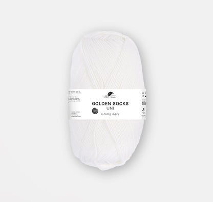 Golden Socks Uni 4 fils | fil à chaussettes classique aux couleurs éclatantes