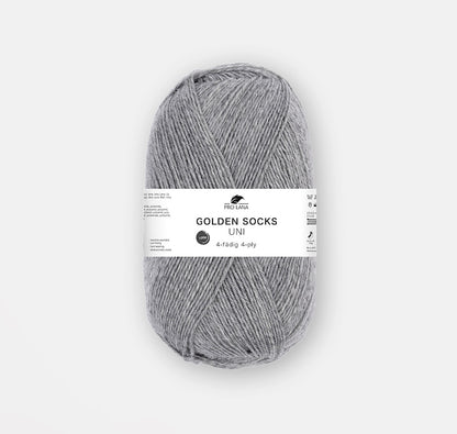 Golden Socks Uni 4 fils | fil à chaussettes classique aux couleurs éclatantes
