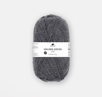Golden Socks Uni 4 fils | fil à chaussettes classique aux couleurs éclatantes