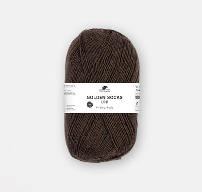 Golden Socks Uni 4 fils | fil à chaussettes classique aux couleurs éclatantes
