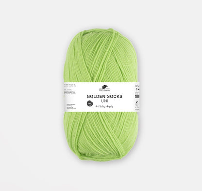 Golden Socks Uni 4 fils | fil à chaussettes classique aux couleurs éclatantes