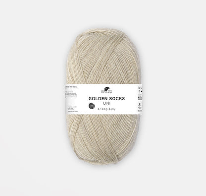 Golden Socks Uni 4 fils | fil à chaussettes classique aux couleurs éclatantes