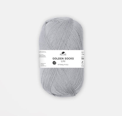 Golden Socks Uni 4 fils | fil à chaussettes classique aux couleurs éclatantes