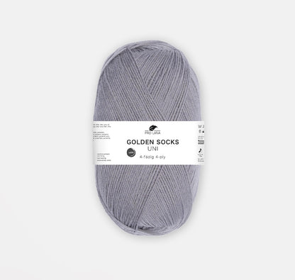 Golden Socks Uni 4 fils | fil à chaussettes classique aux couleurs éclatantes
