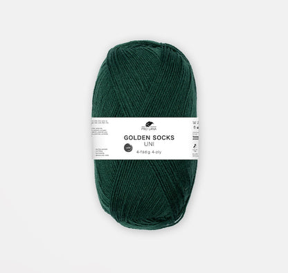 Golden Socks Uni 4 fils | fil à chaussettes classique aux couleurs éclatantes