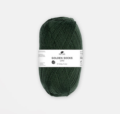 Golden Socks Uni 4 fils | fil à chaussettes classique aux couleurs éclatantes