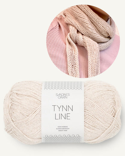 Mini-serviette Perfect Summer | douce et rafraîchissante en Tynn Line de Sandnes Garn