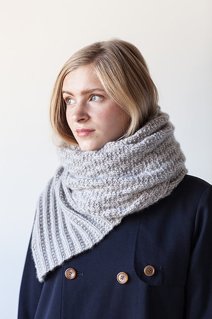 Brosten-sjal | enkelt mønster fra Far af Woolfolk