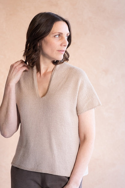 T-shirt Dima | décontracté et soyeux, en Tynd de Woolfolk