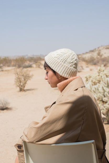 Cappello Ode | delicato motivo a treccia in Far di Woolfolk