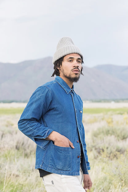 Jorn Hat | blød ribstrikket hue i Far fra Woolfolk