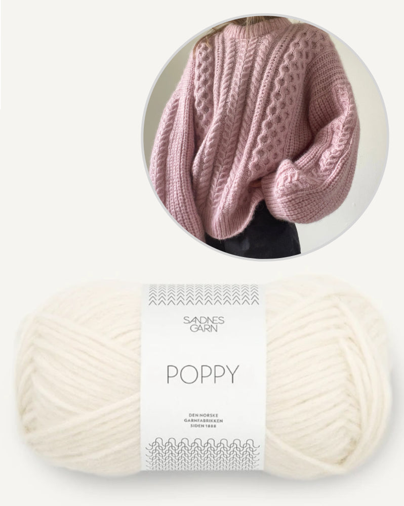 Aegyo Sweater von Aegyo Knit mit Poppy von Sandnes Garn 10