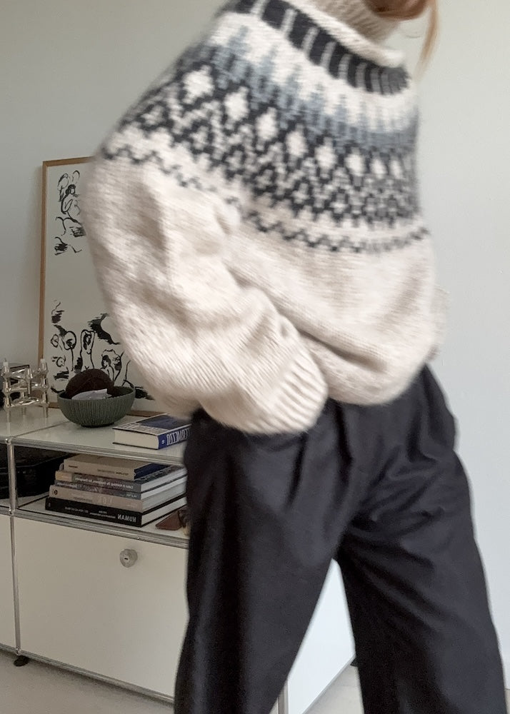 San Sweater von Aegyoknit mit Poppy und Tynn Silk Mohair von Sandnes Garn 8
