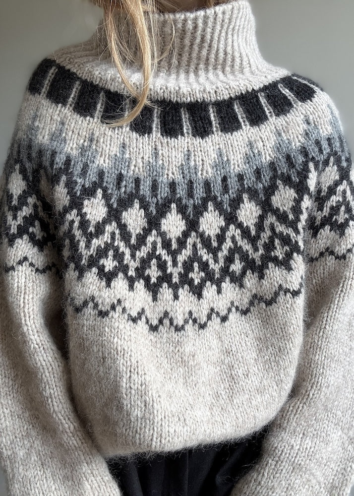 San Sweater von Aegyoknit mit Poppy und Tynn Silk Mohair von Sandnes Garn 9